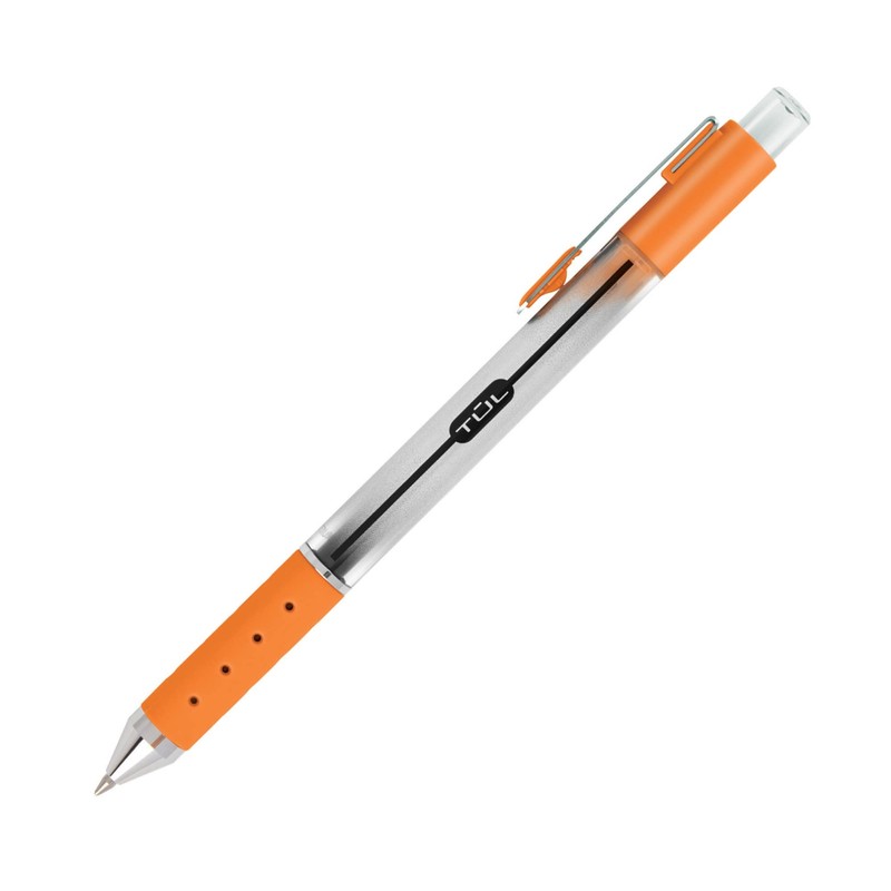 TUL WHJJK Retractable Gel Pens, Bullet Point, 0.7 mm, Gray