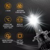 VLAND 2* D2H LED Headlight Bulbs 50W 6000K For Projector