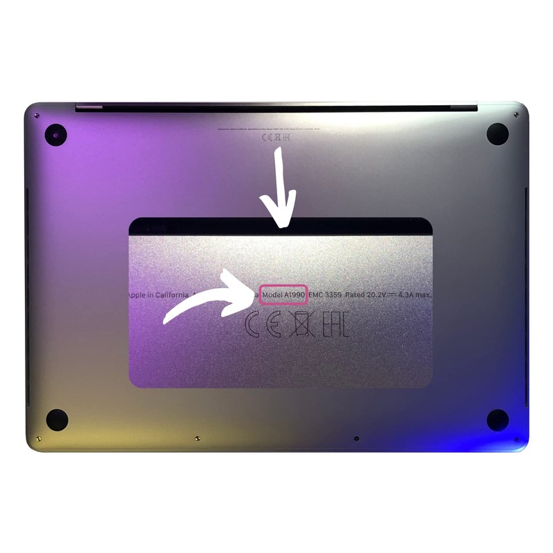 Generisch Hinges for MacBook Pro 13" 15" (2018-2019) A1989 A1990