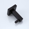 LJLink Wall Hooks Black Hooks Kitchen Towel Hooks for Towel,