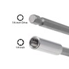 sourcing map 5 Pcs 1/4 Inch Hex Shank by 6