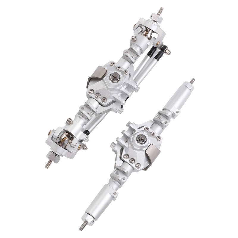 RC Front Rear Axles Complete Set Metal Assembly Kit Axle