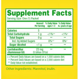 Culturelle Probióticos Puros Kids – 30 Sobres | Apoyo Digestivo e Inmunológico Infantil sin Sabor