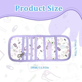 Nurse Bag for Work with Magnet - Nurse Bag - Nurse Bag with Multifunctional Compartments - Nurse Organiser, Desk Organiser - Nurse Accessories, Purple, Exclusive