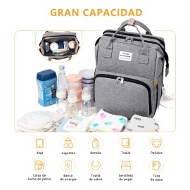 Mochila Pañalera Para Bebé - Pañaleras Modernas Backpack