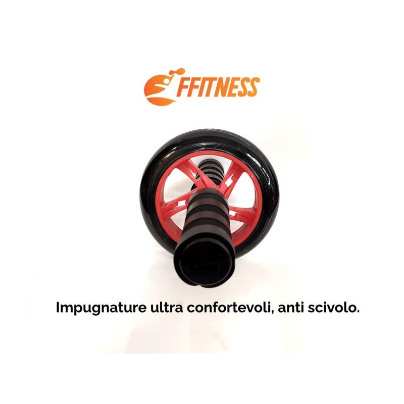 FFitnes FFITNESS ABS Trainer One Wheel, Non-Slip Wheel for Abdominal