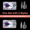 YGSHIWEI Soft Gel Nail Tips, Pack of 240, Full Cover,