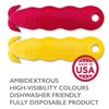 Klever Innovations KCJ-1R Safety Cutter, Advanced Plastic Polymers, 4-5/8”, Red