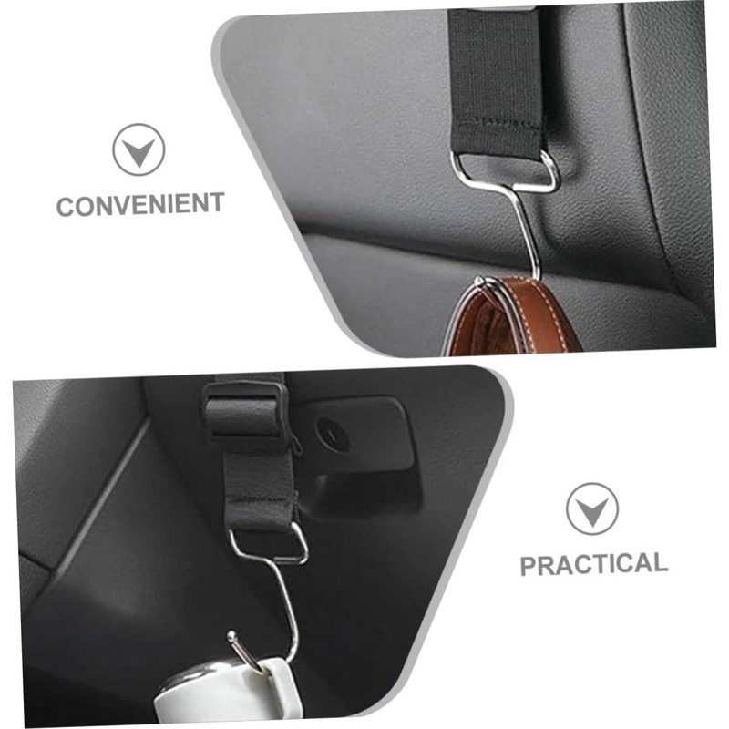 Gancho Multifuncional para Reposacabezas de Coche 2 Piezas