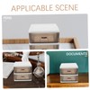 Operitacx Desktop Storage Box Organizer for Files Drawer Storage for