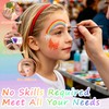 41Pcs Face Paint Stencils Kit for Kids with Face Paint