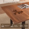 Einhomn Extendable Dining Table for 4-6, 63" Modern Kitchen Table,