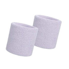COMFORTIS Baseball, Tennis, Basketball, Sports, Towel Fabric, Pile, Muscle Training, Wrist Guard Wrist Protection (2 White)
