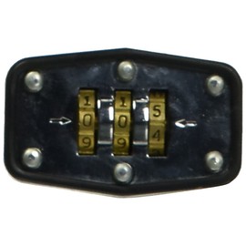 NuSet 1-1/2" 3-Number Laminated Steel Set-Your-Own Combination Padlock