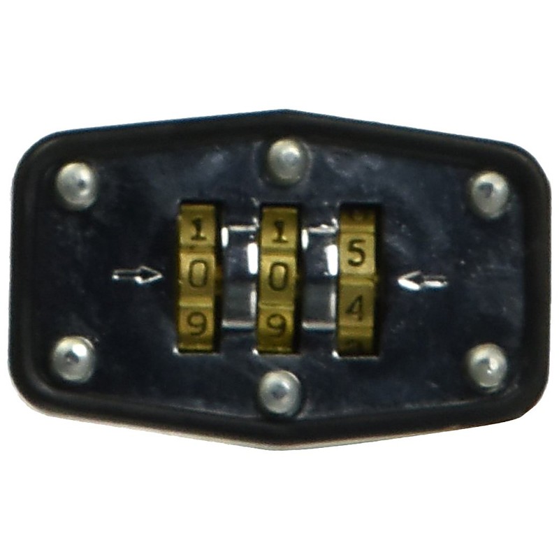 NuSet 1-1/2" 3-Number Laminated Steel Set-Your-Own Combination Padlock