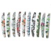 Baluue 10pcs Double-sided Nail Files for Manicure and Pedicure Half-moon