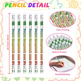 Zhirlyn 36 Pcs 5th Graders Pencils Cute Motivational Pencils with Erasers First Day of School Pencil Back to School Pencil (5th Graders)