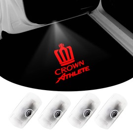 uuakarin 180 Series 210 Series Crown, Car Door Lamp, Door Curtain Lamp, Curtain Light, Door Welcome Light, LED Logo Projection, 18 Series 200 Series 210 Crown, Athlete, Courtesy, Set of 4 with Tools