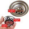 Sink Strainer Basket, 1 Pack, Diameter 82 mm Strainer Basket,