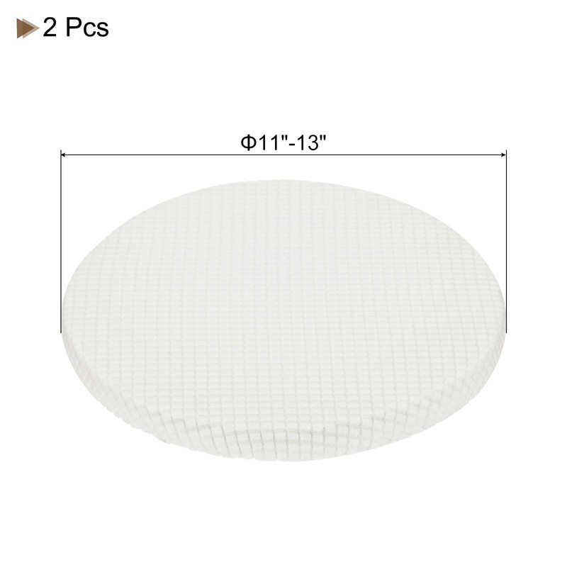 QUARKZMAN Round Stool Covers, Pack of 2, Round Bar Stool