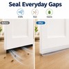 Transparent Door Weather Stripping Seal for Gaps – Flexible Self-Adhesive