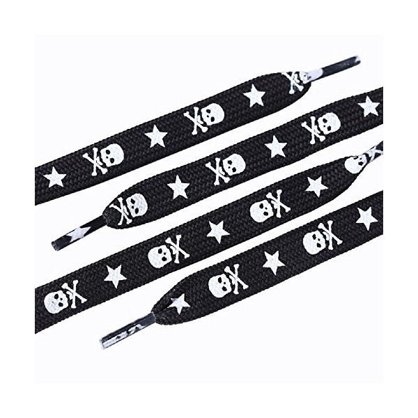 Xiazw 47" Cool Flat Women Men Shoelace Shoe Laces String,2
