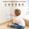 Thinkbee Remote Control Outlet Plug with Detachable Wireless Wall Switch,