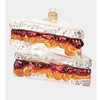 Peanut Butter and Jelly Sandwich Polish Glass Christmas Ornament Decoration