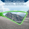 Hihaha Motorcycle Rear View Mirrors Side Rearview Mirror Adjustable Aluminum