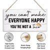 Funny Wood Decor, Affirmation Sign, You Can't Make Everyone Happy