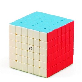 CuberSpeed Qiyi 6x6 Cube Speed Cube Qifan S2 6x6 Stickerless Bright Magic Cube 6x6x6 Color Speed Cube