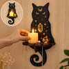 Cat Wall Shelf for Candle & Small Item Display –