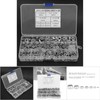 Ouitble 360 PCS UNC 304 Stainless Steel Hex Nuts, 360
