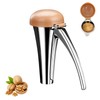 Nut Cracker, Heavy Duty Nutcracker with Splash-Proof Lid, Walnut Cracker