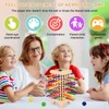 JWDMHSJ Montessori Wooden Board Game, Pack of 42 Colourful Wooden