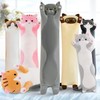 Long Cat Plush Pillow, Cute Cat Plush Pillow, Plush Filled