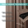 NICETOWN Thermal Insulated 100% Blackout Curtain, Noise Reducing Performance Grommet