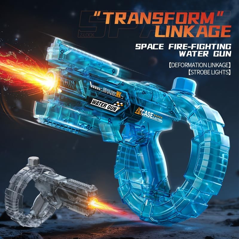 Mechanical Transforming Electric Water Guns for Adults Kids - Fully