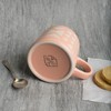 Danica Studio Pink Imprint Ceramic Mugs 14 oz