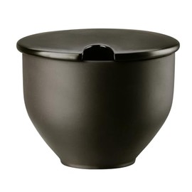 Rosenthal Junto Slate Grey Cut Sugar Bowl 0.28 L