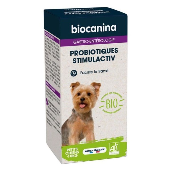 Biocanina Probiotiques Stimulactiv Bio Poudre Chien, Little dog, 57 g