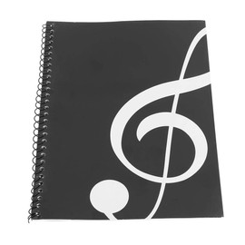 Bnineteenteam 50 Pages Blank Music Book Music Manuscript Writing Paper for Sheet Music Manuscript Paper, Stick Paper (Black Note) Musical Instrument Accessories Accessories for Musical Instruments