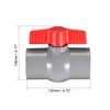 sourcing map 50mm PVC Ball Valve for Water Supply Pipe,