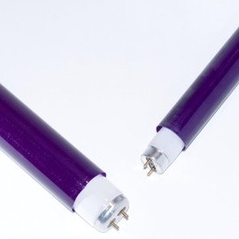 Fluorolite Plastics | T8 F32 4' | 48" Fluorescent Tube Guard with End Caps | 1 1/4" WIDE | 6 Pack | Color: Purple