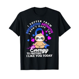 Funny Sloth I Suffer From Rheumatoid Arthritis Warrior T-Shirt
