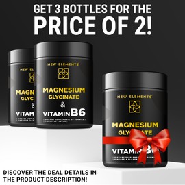 Magnesium Glycinate Gummies 500mg with Vitamin B6 100mg for Adults and Kids - High Absorption | Non-GMO | No Gluten | Stress Relief | Sleep & Relaxation | Muscle & Heart Support | Natural & Vegan