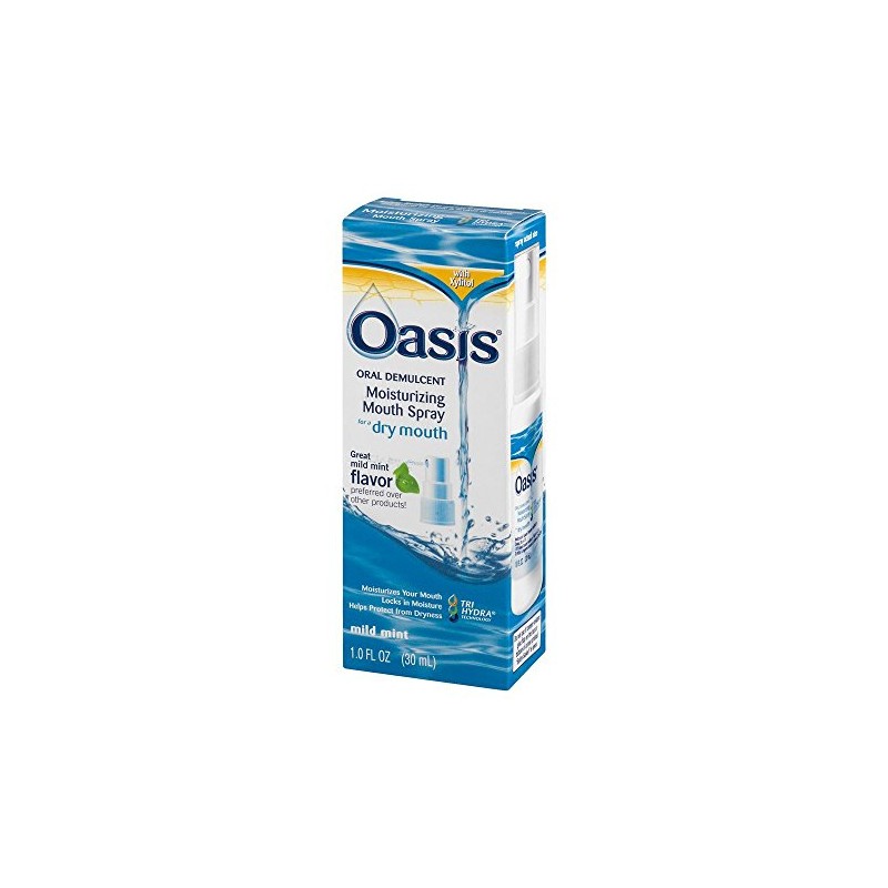 Oasis Moisturizing Mouth Spray for a Dry Mouth, Mild Mint