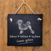 Slate board lions life, love, laughter – go for a