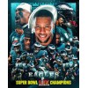 na Philadelphia Eagles 2024-2025 Super Bowl 59 Champions 12" X