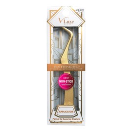 VLuxe Extended Collection Non Stick Lash Applicator Mistake-Proof Artificial Lash Placement – Ergonomically Designed Handle to Easily Build Your Featherlight Synthetic Reusable Eyelash Clusters